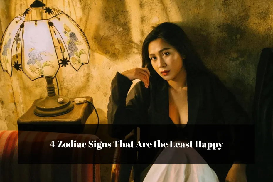 4 Zodiac Signs That Are the Least Happy